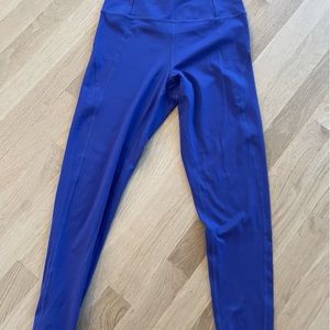 Royal purple, Girlfriend Collective workout leggings. Size small